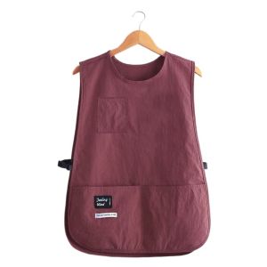 AODDO Waterproof Stain-Resistant Apron Breathable Nylon Vest Style Coffee House Uniform Japanese Multipurpose Kitchen Aprons By Cooks Chef and Servers