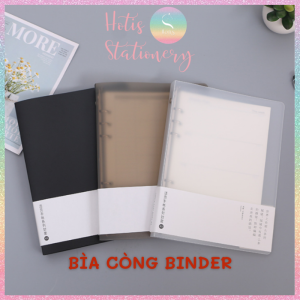 HOTIS Color Binder - Bìa còng màu A6/ A5/ B5/ A4 - Không kèm giấy