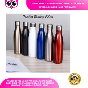 TUMBLR TERMOS BOWLING 500 ML TEMPAT BOTOL MINUM BOWLING SOUVENIR KADO PERNIKAHAN