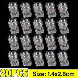20Pcs Mini Clip Từ Tính nhựa trong suốt Nam Châm Nhãn dán tủ lạnh Ảnh Lưu Ý Clip Thực Phẩm kẹp niêm phong Lưu Trữ Chủ Sở Hữu