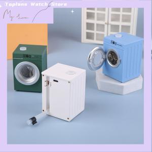 [Toplans]💖[HOT SALE]🎈🎈 Dollhouse Miniature Washing Machine Drum Washer Laundry Model Dollhouse Decor Toy