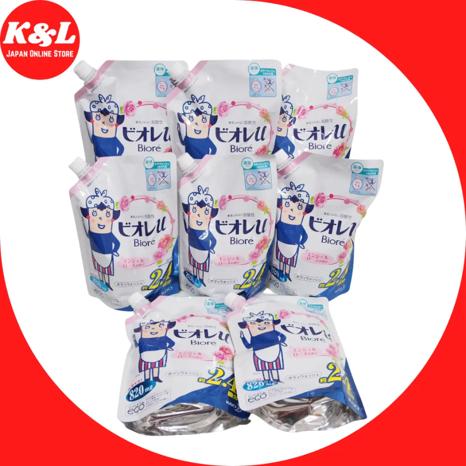 Biore Uru Uru Micchaku-Awa Gesichtswaschschaum - 140 Ml Nachfüllpackung, Japanischer Import