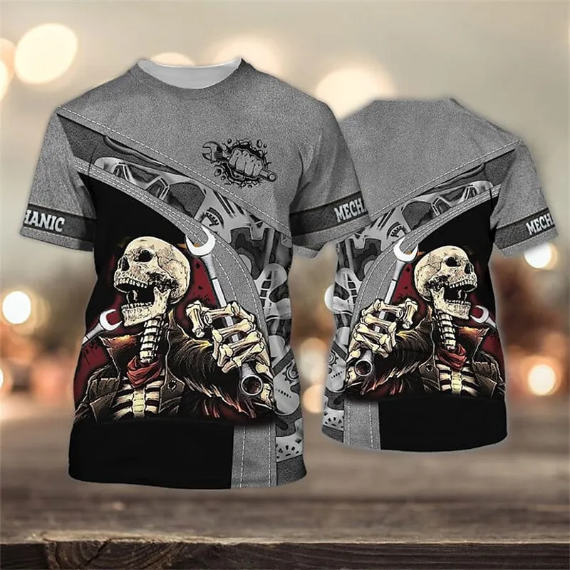 Skull Print T-Shirt