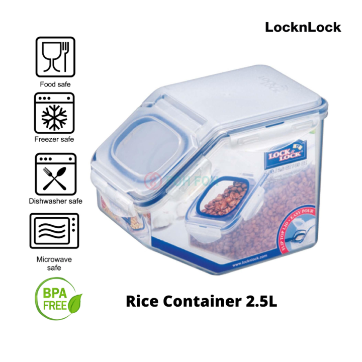[SG Stock] LocknLock PP BPA Free Classic Rectangle Rice Case Rice ...