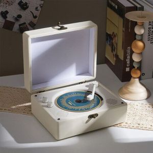 Middix CD player with Speaker for kpop albums Retro Bluetooth Speaker usb play Portable Music Player Built-in Battery