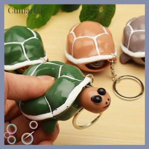 [Cumarba] ของเล่นแบบบีบสำหรับผู้ชายหัวพวงกุญแจเต่าสำหรับลดความเครียด