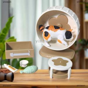 [COD] yixiayun 1 Set Micro Landscape Dollhouse Model Cat Trees Scratcher Deccoration Accessories Toy Mini Cat Ornament