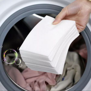 [SG SELLER] 24PCS/Pack Anti Cloth Dyed Leaves Laundry Color Run Remove Sheet Color catcher in Washing Machine