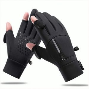 găng tay chống trượt hai ngón tay làm đặc găng tay ngoài trời nhiều kịch bản phù hợp với hình dạng bàn tay