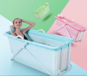 【New Arrival】Bathshop Adult Portable Bathtub Foldable Bathtub Folding tub Soaking Tub HDB Bathtub Light Tub Plastic Bathtub Plastic Portable Bathtub