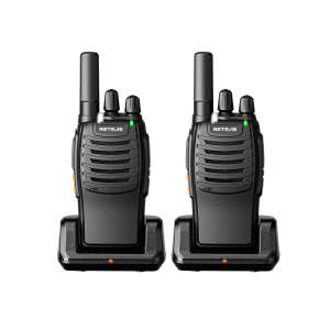 Retevis H777 FRS PMR446 Rechargeable Two Way Radio License-Free 1000mAh Battery with USB-C Charger (2 Pack)