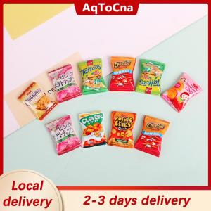 [COD] AqToCna Ship within 24 hours 10pcs set Dollhouse Miniature Kitchen Food Potato Chips DIY Pretend Play Toys