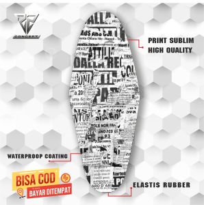 Sarung Cover Jok Full Printing Premium Pelindung Cover Bungkus Jok Motor Anti Air Anti Cakar Kucing Terlaris Motip Aestetik Abstrak