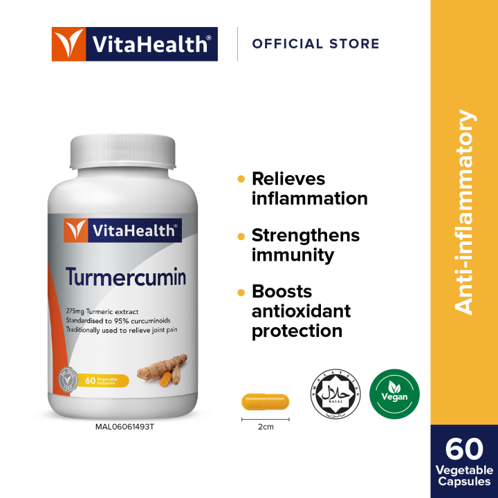VitaHealth Turmercumin 60's (Turmeric Extract) (Expiry 10/2027)