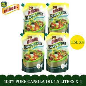Baguio Canola Oil 1.5 Liters Bundle of 4