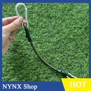 [NYNX] 30 60 90 120cm Carabiner Elastic Rope Outdoor Camping Luggage Strap Clothesline Stretch Durable Camping Equipment Multifunction