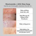 Be Organic Niacinamide + AHA Glow Soap For Brightening 110g. 