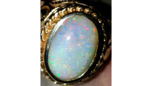 kalimaya milky banten dim 15*9*5 mm ring perak