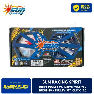 SUN RACING SPIRIT DRIVE PULLEY W/ DRIVE FACE W / BUSHING / PULLEY SET CLICK 125 QR - 6907835