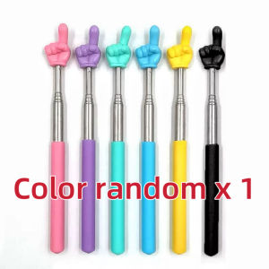 Telescopic Teacher Pointer Stick Extendable Finger Pointer Teaching Classroom Presentation Tool Lightweight Portable
