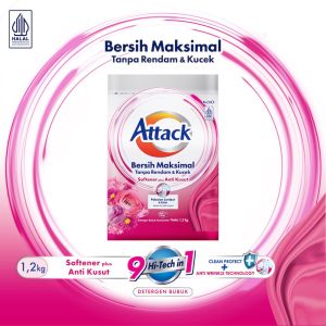 Attack Plus Softener / Attack Hygiene Plus Bubuk 12 Kg