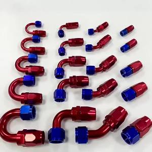 Oil cooler connector for car modification AN4AN6AN8AM10AN12 Quick Leak-Proof Oil Fittings 0 Degree -180°