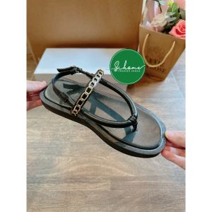 Dép nữ quai hậu kiểu xỏ kẹp phối xích đế su 2PH nhẹ êm (Chân gầy lùi size-Chân mập tăng size)