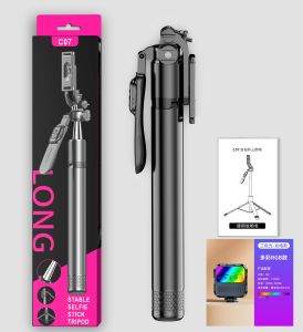 Selfie stick L16 Bluetooth Live Streaming Telescopic Rod Beauty Light Extended Umbrella Style Aluminum Alloy Floor Stand