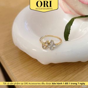 Nhẫn nữ cánh hoa Roxana xinh xắn ORI ACCESSORIES N081