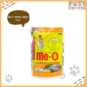 Meo pouch 80gr Makanan Basah Kucing Dewasa Cat Wet Food Adult