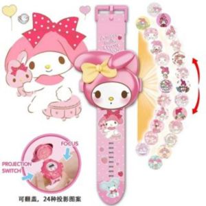 นาฬิกาข้อมือเด็กลายการ์ตูนนาฬิกาไฟฉาย เปิดฝาคได้ 🚀 ส่งด่วน ส่งจากไทย