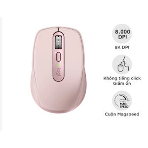 Chuột không dây Bluetooth MX Master 3S: Chuột văn phòng tiện dụng im lặng với bộ thu không dây.