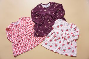 Váy dài tay Gymboree size 2T 3T (9-12kg) Áo đầm thun cotton cho bé gái