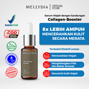 Serum Whitening Collagen Booster untuk Mencerahkan Kulit - Mellydia Whitening Serum 10ml Bpom