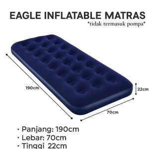 Kasur Angin Portable Single Double I Kasur Darurat Serbaguna Awet & Empuk untuk Kos & Tamu