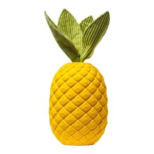 Durability Pineapples Dog Puzzle Toy Teething Dog Toy Boredom Relief Dog Toy for Small Media Large Dogs