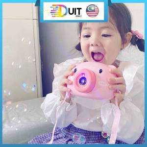 Duitmali Mesin Kamera Bubble untuk Kanak-kanak/Bubble Camera with Music and LED for Kids