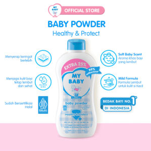 My Baby Powder 100gr+25gr - Bedak Bayi All Varian