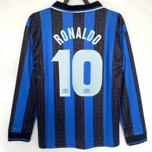 Áo Jersey Dài Tay Vintage Argentina Barcelona Real Madrid AC Milan Inter Milan Juventus Đồng Phục Bóng Đá Áo Đơn Dành Cho Người Lớn