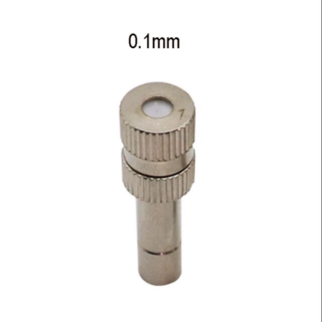 หัวพ่นหมอกละเอียด 0.1 มม. พร้อมตัวกรองสำหรับโรงเรือน