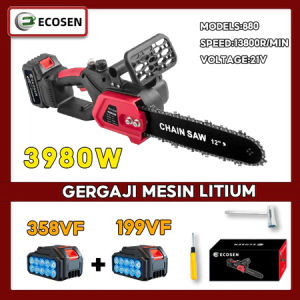 ECOSEN 20/22/24Inch Alat Outdoor Mesin Gergaji Chainsaw Untuk Potong Kayu Alat Pemotong Gergaji Lanjut Bensin Portabel