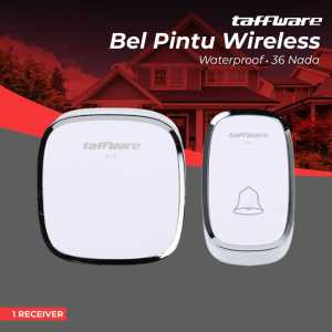 Taffware Bel Pintu Wireless Doorbells Waterproof 36 Nada 1 2 reciver / Bel Wireless Jarak Jauh 300 M