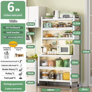 Kitchen Floor-Standing Sideboard Multi-Function Cupboard Electrical Tableware Storage Cabine