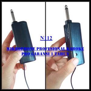 N112 MICROPHONE ORIGINAL SNI WIRELESS MIC MIK ADVANCE MIX SINGLE LED LCD SATUAN TUNGGAL DIGITAL WIRE