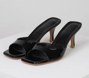 [JESSICASTORE]7CM height KOREAN LEATHER slipers FOR  women #A11