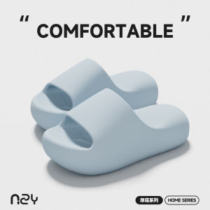 Free Shipping Nanbo Wan WomenS Summer Indoor Slippers New EVA Thick-Soled Height-Increasing Non-Slip Bathroom Slippers For Couples MenS Style WomenS Style.