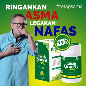 GURAH BRONFIT 50 KPSL HERBAL BATUK  ASMA MIGRAIN