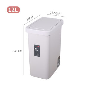 Home No.1 Kitchen Pedal Trash Bin with Lid Household Creative Garbage Storage Waste Basket for Livingroom Bedroom Office