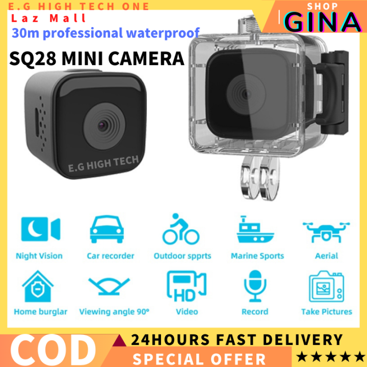 EG-Mini camera 1080P HD SQ28 Waterproof Outdoor Camera hidden