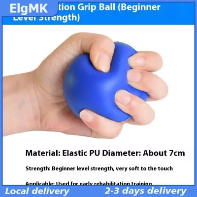 ElgMK 1PC 7cm Hand Exercise Ball Grip Ball Finger Strengthener Exerciser Grippers Toy Strengthening Massage For Training Wrist Forearm